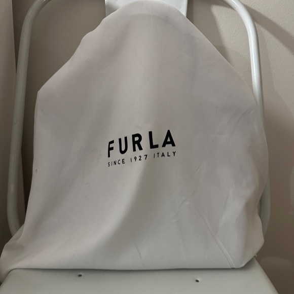 Furla Black Leather Tote Bag w/ Strap - Picture 3 of 7